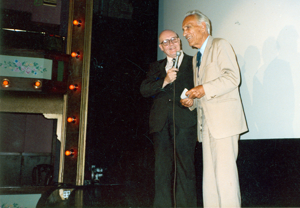 Image of William K. Everson and Luis Trenker, Telluride Film Festival